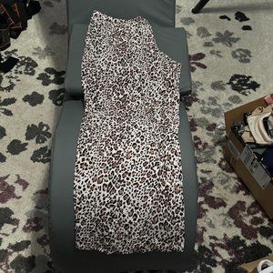 Soma Cool Night Sleep Pants XL Leopard Print Used